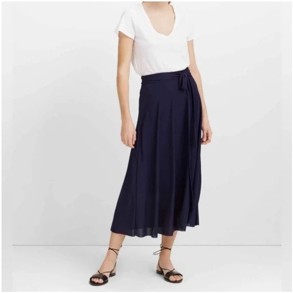 Club Monaco Nataliyah Navy Blue Maxi Skirt New Without Tags